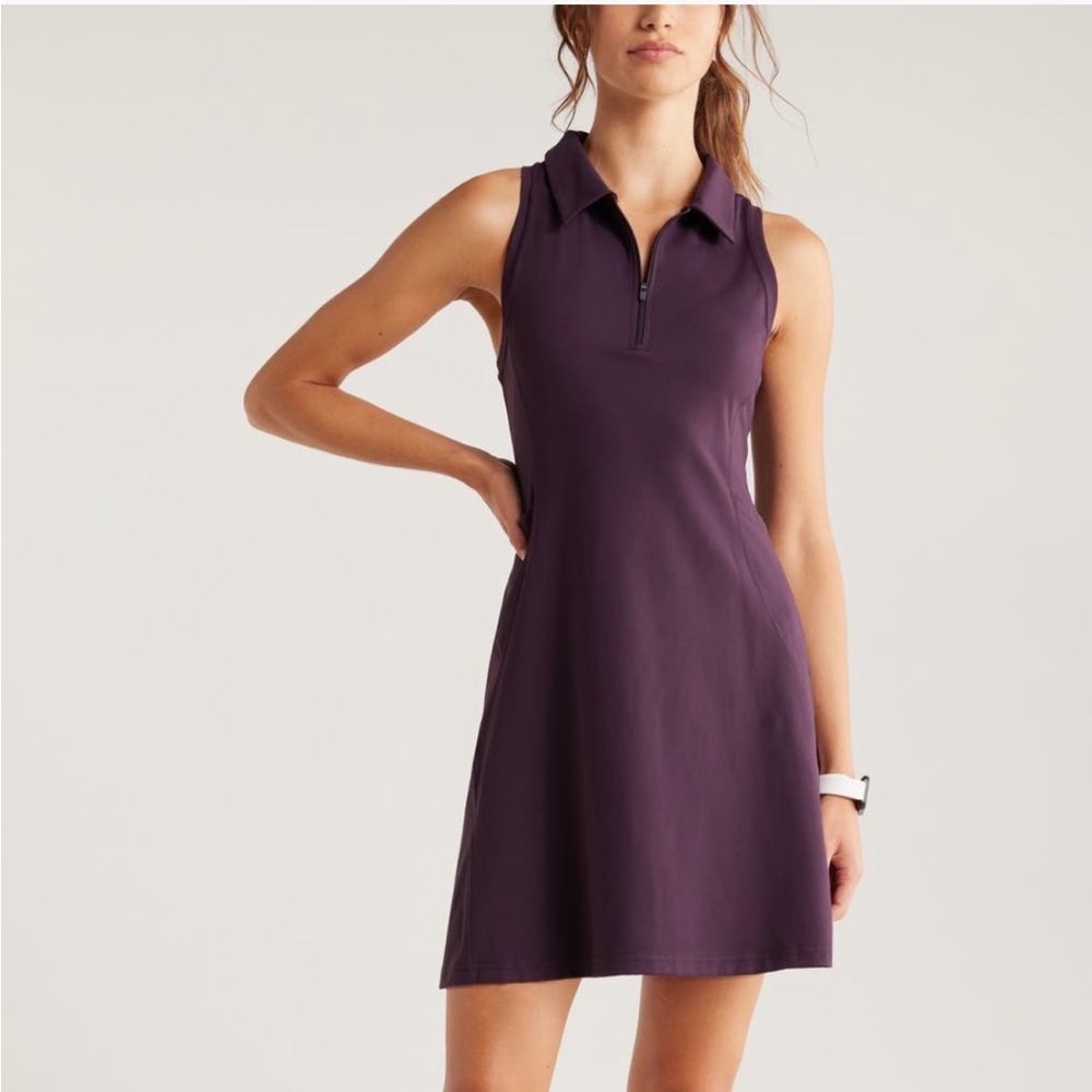 Zella Sport Sleeveless Polo Dress - Size L